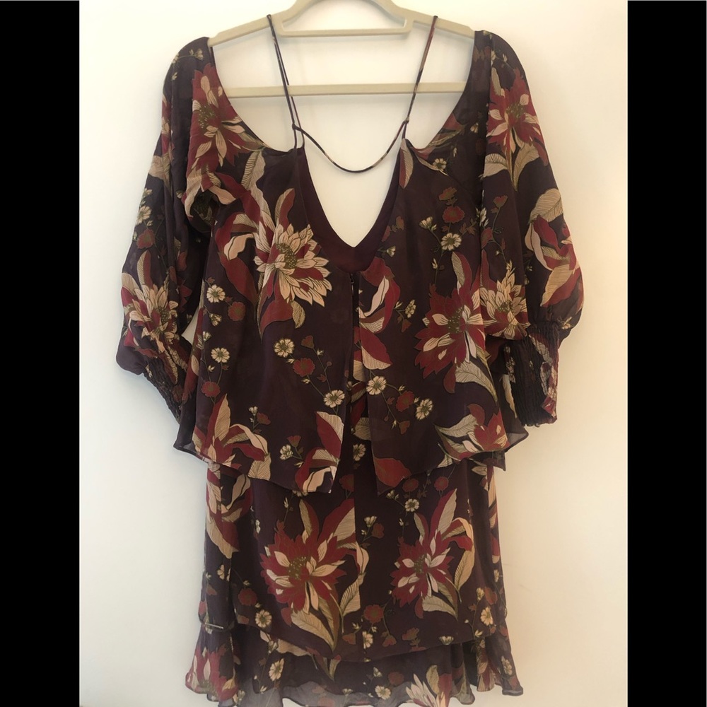 100% Silk dress by Famous Brazilian Le Lis Blanc